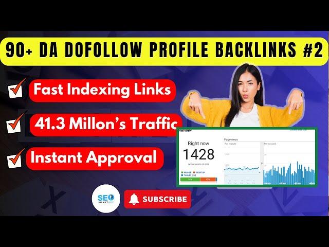 How to Create 90+ DA Dofollow Profile Backlinks #2