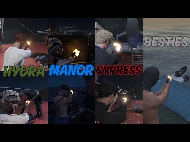 Hydra vs Manor vs Cypress vs Besties At Cargo Ship (Multi POV) | NoPixel 4.0 GTA RP