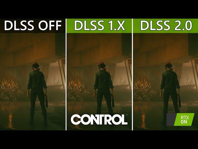 Control DLSS OFF vs DLSS 1.x vs DLSS 2.0 - Image Quality | Performance Comparison | 1080p 1440p 4K