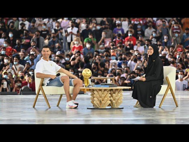 Cristiano Ronaldo  visits Expo 2020 Dubai (inspirational)