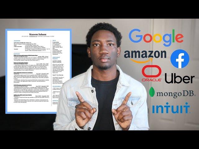 The Resume That Got Me Interviews at Google, Facebook, Amazon, Uber, Oracle, and More