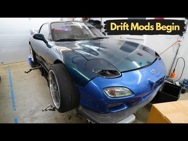 Mazda FD RX-7 Gets 1st Drift Mod | (Season 8 Episode 17)