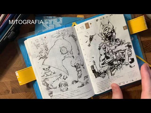 My Daily Sketch Book / Hobonichi Techo - Art Kenneth Rocafort / MITOGRAFIA