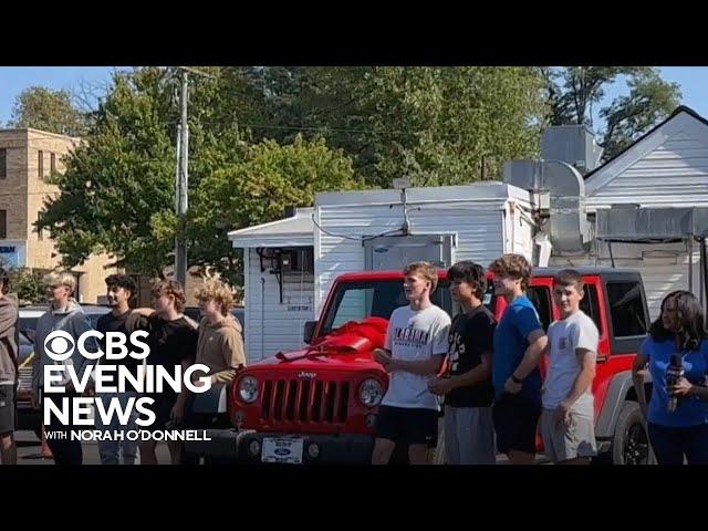 Virginia high school students surprise janitor with SUV