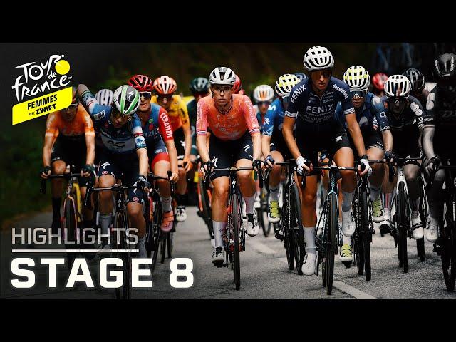 Tour de France Femmes 2024, Stage 8 | EXTENDED HIGHLIGHTS | 8/18/2024 | Cycling on NBC Sports