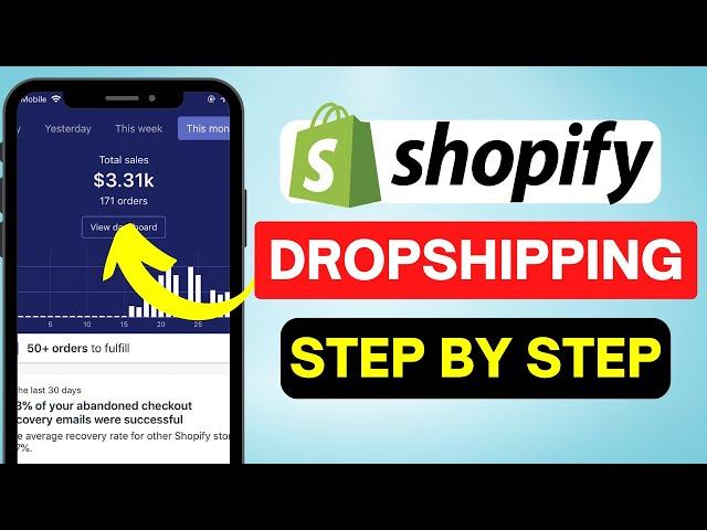 Shopify Dropshipping Tutorial For Beginners 2023 (Step by Step)