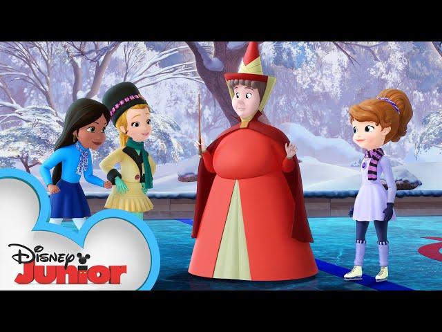 Enchanted Ice Dancing Lessons | Sofia the First | Disney Junior