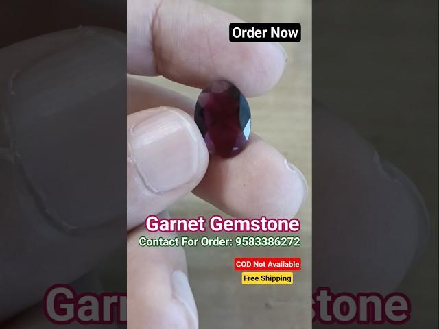 Garnet Gemstone For Planet Sun  #garnet #gems #ordernow #shortsfeed #shorts #astrology #trending