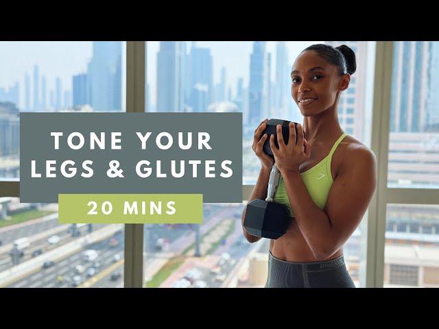 Tone Your Legs and Glutes: At Home Dumbbell Workout for Women