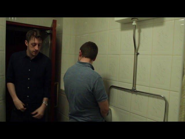 Awkward Peeing Situation In Public Toilet