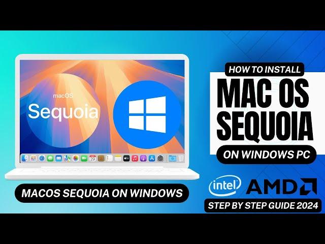 How to Install macOS Sequoia on any windows PC - Opencore Hackintosh