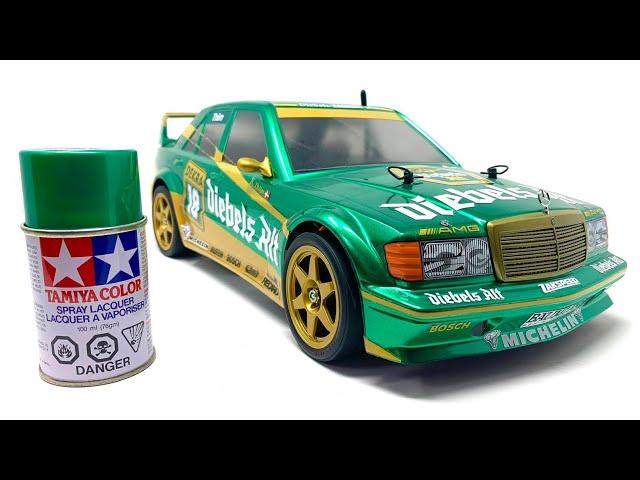 Ultimate RC Painting Guide. Tamiya Benz 190E Detailed Steps. (Improve Your RC Bodies)