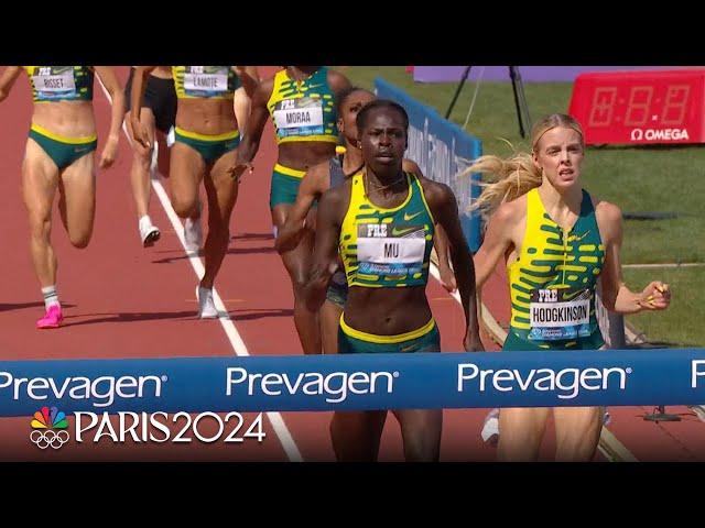 Prefontaine 800m is yet another Athing Mu-Keely Hodgkinson barnburner | NBC Sports