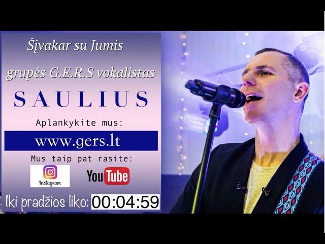 LIVE from FB // Saulius SOLO - Grupė G.E.R.S // Karantinas namuose // Vedėjas.Atlikėjai.Dj