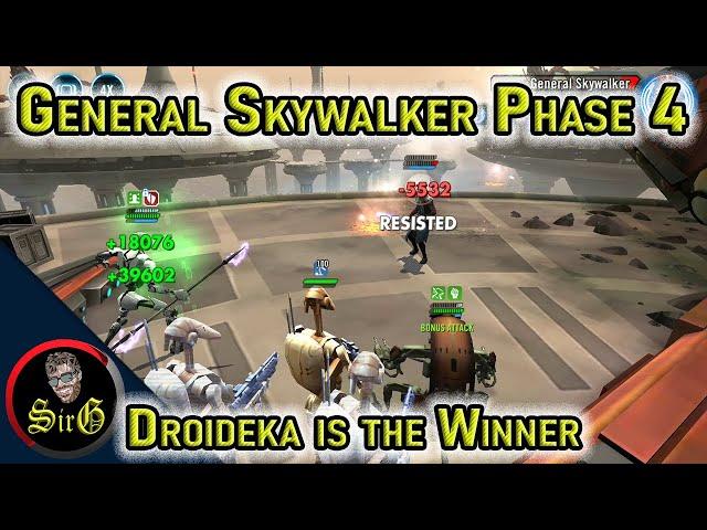 Clash on Kamino Phase 4 Guide! Droideka almost single-handedly wins it with G12 toons