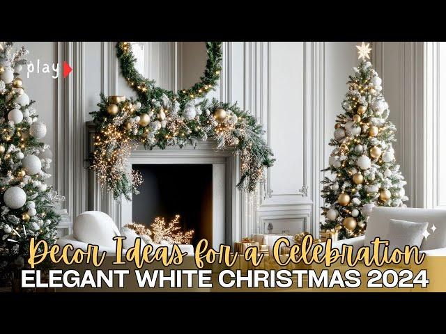 Elegant White Christmas 2024: Striking Decor Ideas for a Sophisticated Celebration