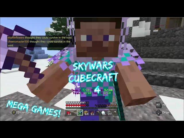 Mega Games Literally - Skywars Cubecraft #4 (Canting POV)