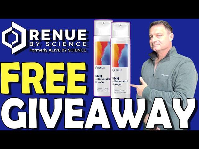 $152 MEGA NMN/Resveratrol LIPO Gel GIVEAWAY | RENUE by SCIENCE