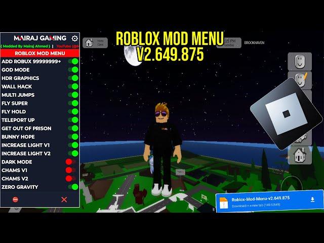 Roblox Mod Menu 2.649.875 - Speed,Teleport,Fly | Roblox Mod Apk v2.649 Gameplay