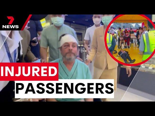 Australian man lashes out at Singapore Airlines over horror turbulence flight | 7 News Australia