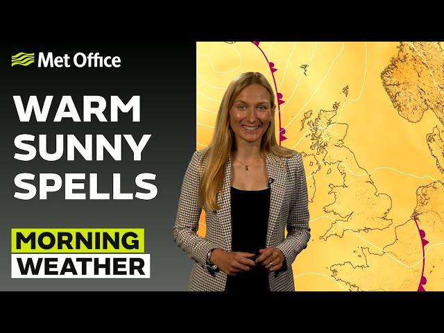 22/06/24 – Cloudier start before some sunshine – Morning Weather Forecast UK –Met Office Weather