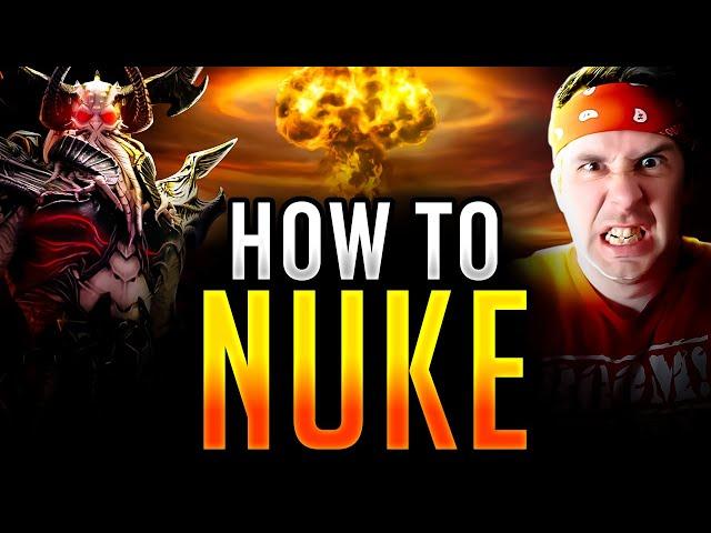 HOW TO BUILD A HARDCORE NUKER - HELLHADES OPTIMISER SHOWCASE | Raid: Shadow Legends