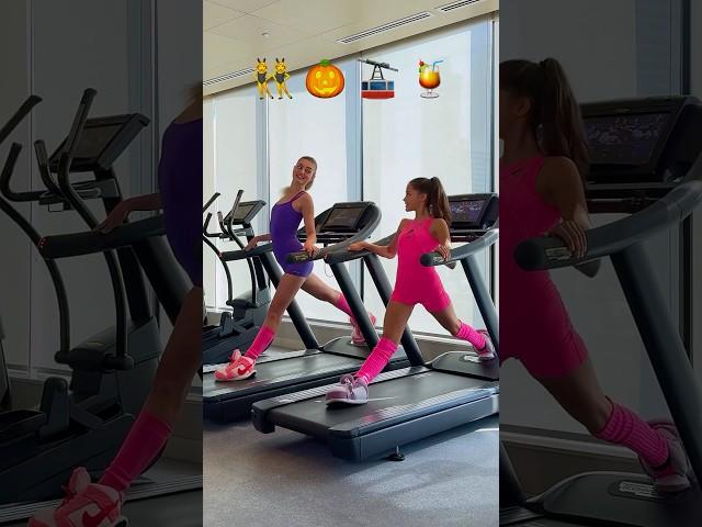 Gymnastics in emojis‍️ @Belitskay @yana.chirkina