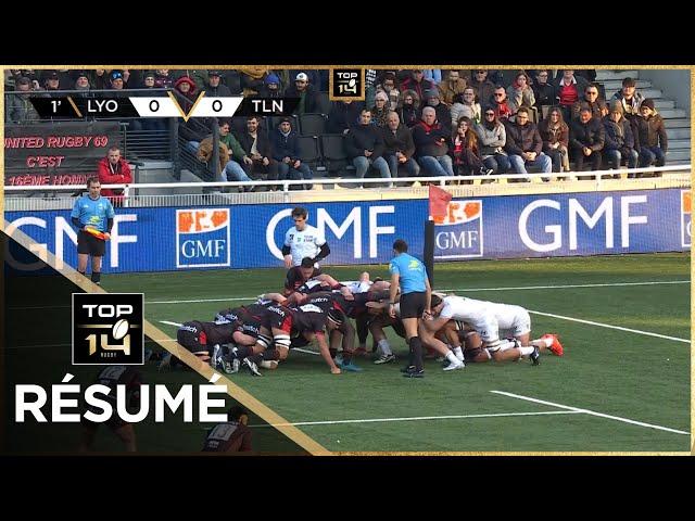 TOP 14 Saison 2024-2025 J18 - Résumé LOU Rugby - RC Toulon