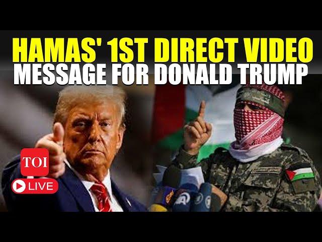 LIVE I Hamas Drops Chilling Message To Trump With New Hostage Video I Watch Details