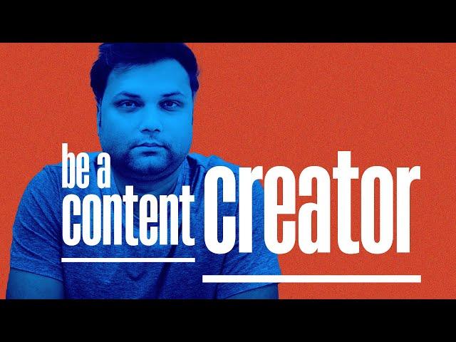 Be a Content Creator ! Not Just Only Graphic Designer