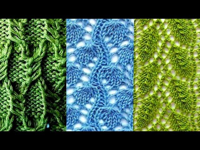 Схемы, наилучшие узоры для вязания спицами. Patterns, the best patterns for knitting.