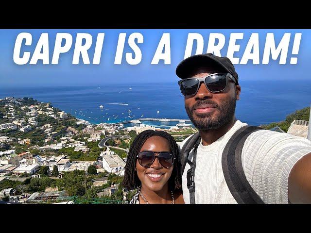 The Most BEAUTIFUL Island in Italy? Our Day Trip to Capri! | Ferry from Naples to Capri