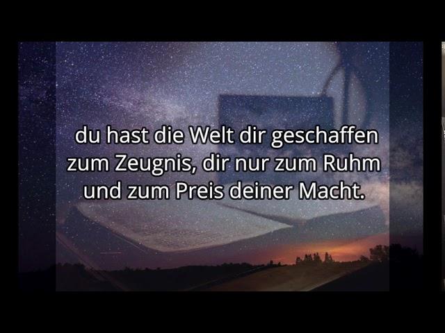 Bleibend ist deine Treu (TEXT) Himno 55 Grande Señor, Es tu Misericordia