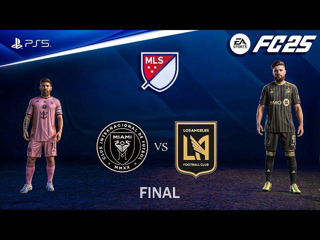 FC 25 - Inter Miami vs Los Angeles Ft. Messi, Giroud, MLS 24/25 Final Full Match | PS5™ [4K60]