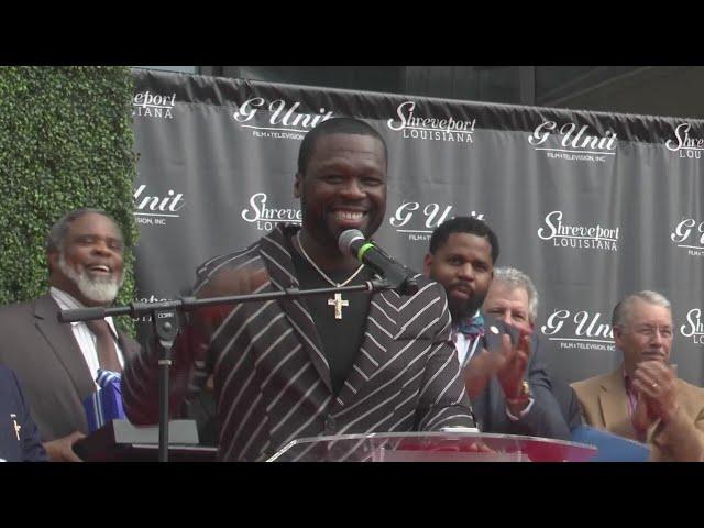 50 Cent, G-Unit Studios welcomed to Shreveport