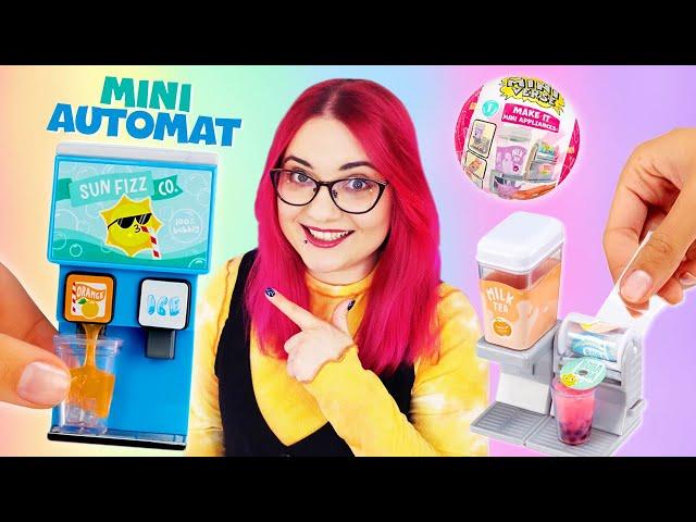 Mini AUTOMATY z NAPOJAMI  DIY Miniverse