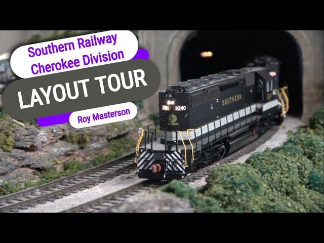 What does an NMRA President's Layout Look Like? Roy Masterson's Southern Railway Cherokee Division