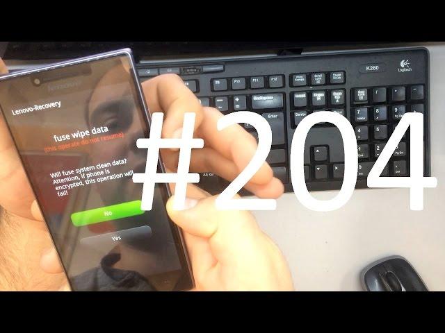 Lenovo P70 Hard Reset - сброс настроек