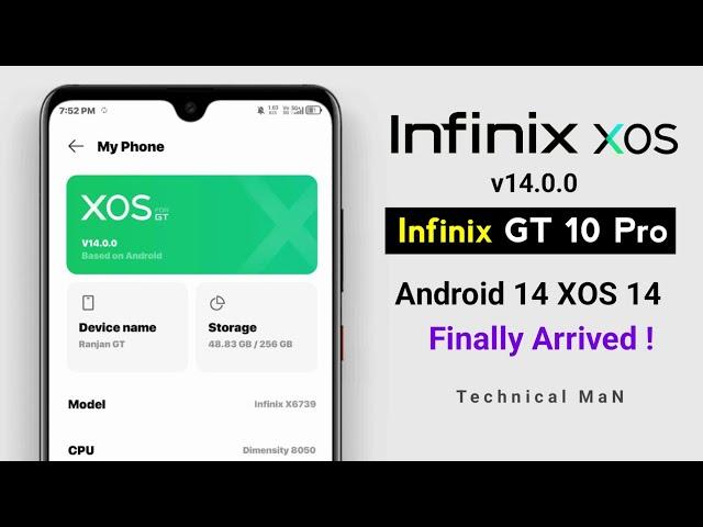 Infinix GT 10 Pro Android 14 XOS 14 Update Finally Arrived | English Audio