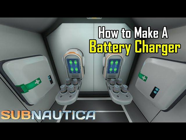 Subnautica - How to make a Battery Charger and Blueprint location