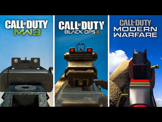 Using the Best IRON SIGHT in EVERY CoD