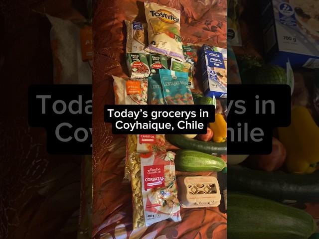 Grocery shopping while traveling and living in Chile #chile #groceryshopping #traveladventures