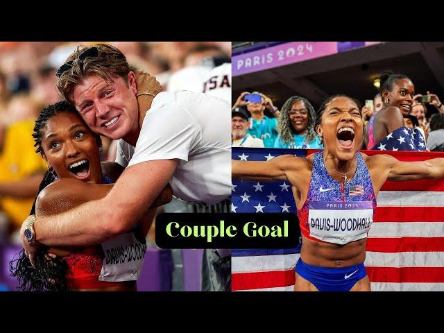 Emotional Viral Celebration of Tara Davis-Woodhall with Husband Hunter for Gold in Olympics 2024