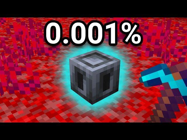 Can I Find Minecraft's RAREST Item in Only 1 Hour?