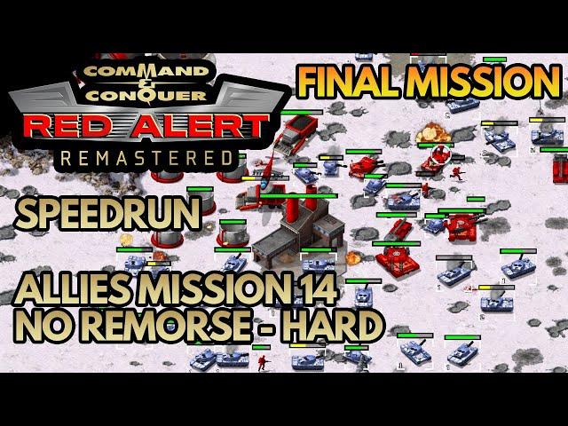 Red Alert Remastered - Allies Mission 14 (final mission) - No Remorse [Hard]