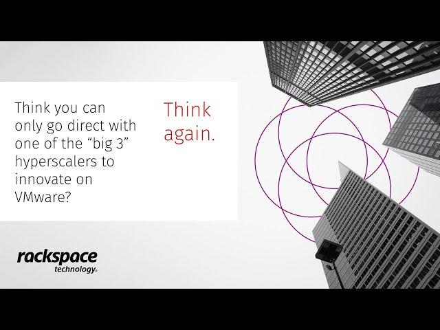 Rackspace SDDC Flex - Shared Infrastructure