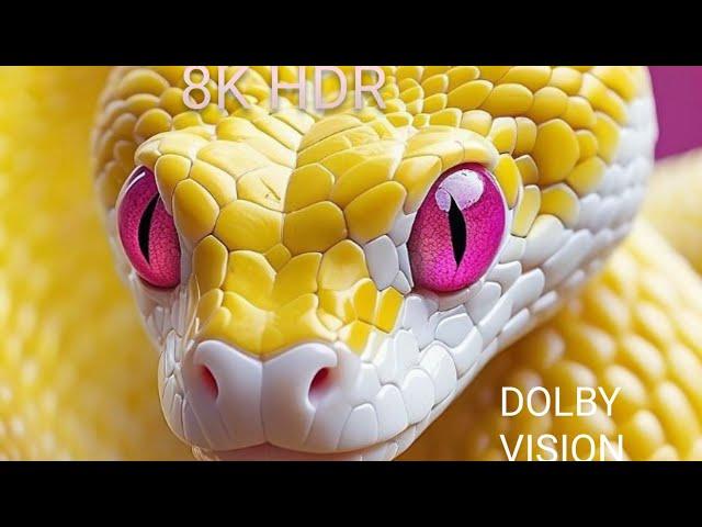 MOST COLOURFUL ANIMAL'S 8K HDR DOLBY VISION (8K Videos) [2024]