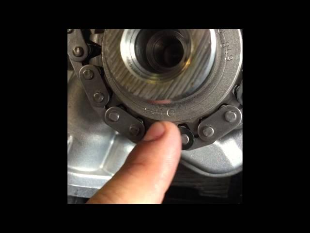 Ford F-150/Expedition 5.4L 3 valve triton engine. Timing chain & marks.