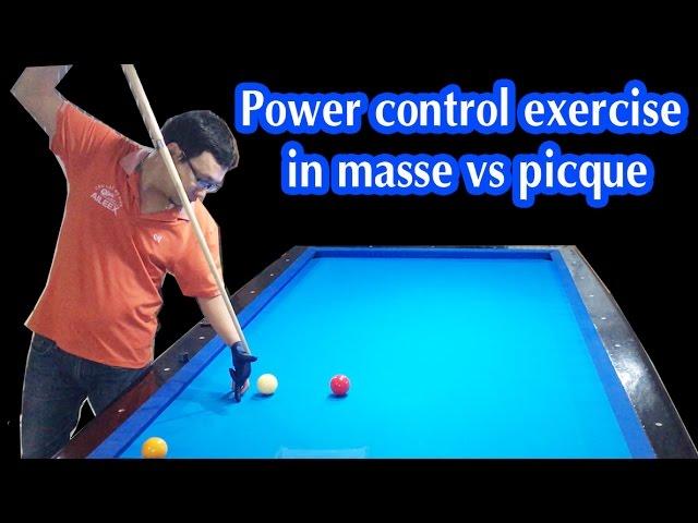 Dzungscor - BIDA ONLINE 당구 Power control exercise in masse & picque - Tập lực masse & Picke đảo góc