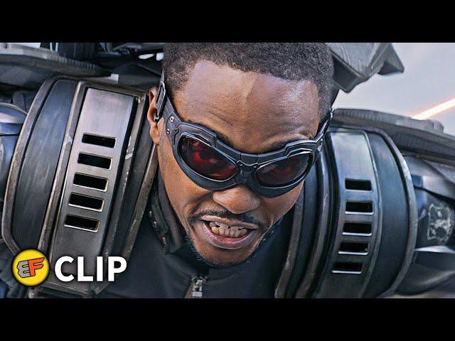 Falcon vs Quinjet | Captain America The Winter Soldier (2014) Movie Clip HD 4K